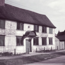 Old house showing pargetting, Newport, Essex, c1955.  Creator: Arthur Charles Kirby Ware.