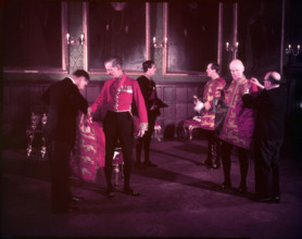 Heralds robing at St. James's Palace, London, 1953.  Creator: Arthur Charles Kirby Ware.