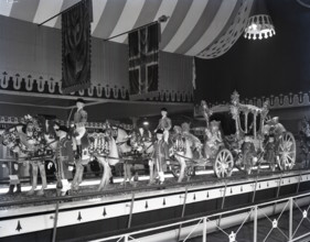 The Gold State Coach on display, London, c1953. Creator: Arthur Charles Kirby Ware.