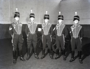 Royal Horse Artillery gun team in full dress, c1953.  Creator: Arthur Charles Kirby Ware.