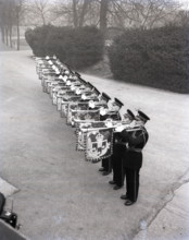 Kneller Hall trumpeters, London, c1953.  Creator: Arthur Charles Kirby Ware.
