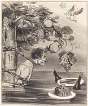 Le Supplice de Tantale, 1842. Creator: Honore Daumier.