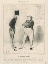 Les comédiens de province, 1842.  Creator: Honore Daumier.
