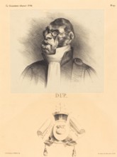 Dup..., 1832. Creator: Honore Daumier.
