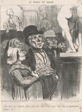 - Dis donc, not' homme, faut-y avoir une drôle d'idée..., 1852.  Creator: Honore Daumier.