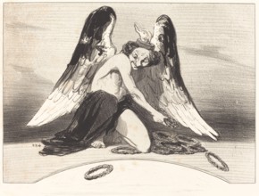 Le Charivari reconnaissant a l'année 1841, (1841). Creator: Honore Daumier.