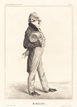 Mr. Sébast..., 1833. Creator: Honore Daumier.