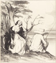 O douleur!... avoir rêvé pendant toute ma vie de jeune fille..., 1844.  Creator: Honore Daumier.