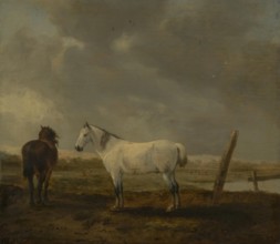 Horses in the Pasture, 1644. Creator: Pieter Wouwerman.