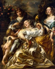 Portrait of a Family, 1650. Creator: Jacob Jordaens I.