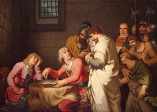 Conradin of Swabia and Friedrich of Baden Awaiting Sentence, 1785. Creator: Johann Heinrich Wilhelm Tischbein.