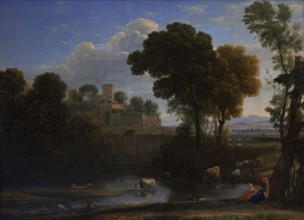 Italian Landscape, 1648. Creator: Claude Lorrain.
