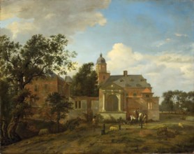 View of Nyenrode Castle, 1660. Creator: Jan van der Heyden.
