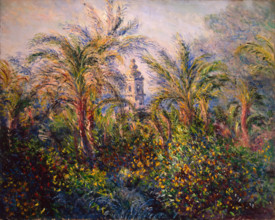 Garden at Bordighera, Impression of Morning, 1884. Creator: Claude Monet.