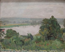 Seine near Vernon, 1911. Creator: Pierre Bonnard.
