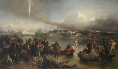 Taking of Narva, 1880. Creator: Alexander von Kotzebue.