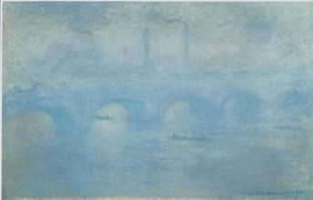 Waterloo Bridge. Effect of Fog, 1903. Creator: Claude Monet.