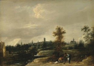 View of the Environs of Brussels, 1650. Creator: David Teniers II.