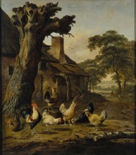 Poultry Yard, 1643. Creator: Dirck Wijntrack.