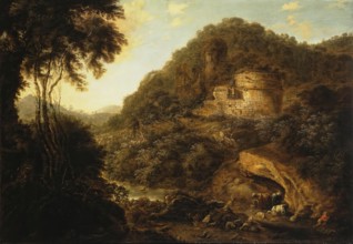 Landscape with Ruins, 1679. Creator: Gillis Neyts.