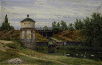 The Mill in the Davydov's Estate, 1908. Creator: Narkiz Nikolaevich Bunin.