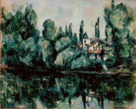 Along the Banks of the Marne, 1888. Creator: Paul Cezanne.