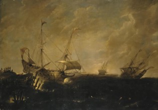 Stormy Sea, 1640. Creator: Andries van Eertvelt.