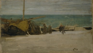 Seashore: Grey and Black, 1900. Creator: James Abbott McNeill Whistler.
