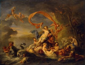 Tiumph of Galatea, 1720. Creator: Jean Baptiste van Loo.