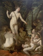 Diana and Callisto, 1655. Creator: Pietro Liberi.