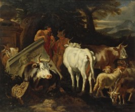 Mercury and Argus, 1750. Creator: Pieter van Bloemen.