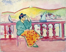 Woman on a Terrace, 1907. Creator: Henri Matisse.
