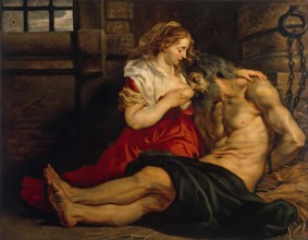 Roman Charity, 1612. Creator: Peter Paul Rubens.