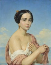 Italian Woman, 1850. Creator: Aleksey Tyranov.
