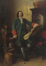 Peter the Great in His Studio, 1870. Creator: Konstantin Makovsky.