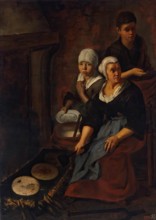 Baking of Flat Cakes, 1650. Creator: Bartolomé Esteban Murillo.