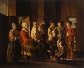Visit to Grandmother, 1645. Creator: Louis Le Nain.