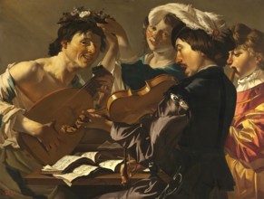 Concert, 1622. Creators: Gerrit van Honthorst, Dirck van Baburen.