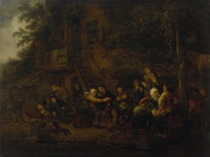 Rural Feast, 1640. Creator: Adriaen van Ostade.