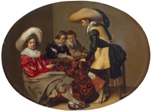 Tric-Trac Players, 1627. Creators: Willem Cornelisz Duyster, Jacob Duck.