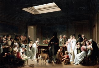 Game of Billiards, 1807. Creator: Louis Leopold Boilly.