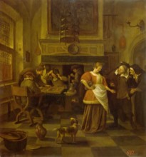 Tavern Scene, 1670. Creator: Jan Steen.