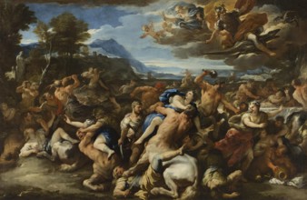 Battle Between the Lapiths and Centaurs, 1684. Creator: Luca Giordano.