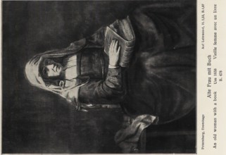 An Old Woman with a Book, 1658. Creator: Rembrandt Harmensz van Rijn.