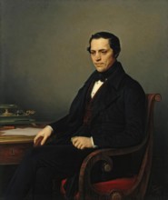 Portrait of D.E. Benardaki, 1844. Creator: Charles Auguste Guillaume Steuben.