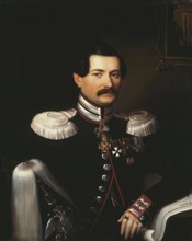 Portrait of Arkady Telyakovsky (1806-1891), 1848. Creator: Gavriil Yakovlev.