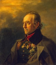 Portrait of Pyotr K. Suchtelen (1751-1836) (1st), 1820. Creator: George Dawe.