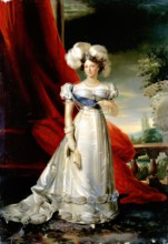 Portrait of the Empress Dowager Maria Feodorovna, 1824. Creator: George Dawe.