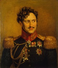 Portrait of Alexander I. Chernyshov (1785/86-1857), 1822. Creator: Workshop of George Dawe.