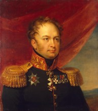 Portrait of Mikhail F. Vlodek (1780-1849), 1822. Creator: Workshop of George Dawe.